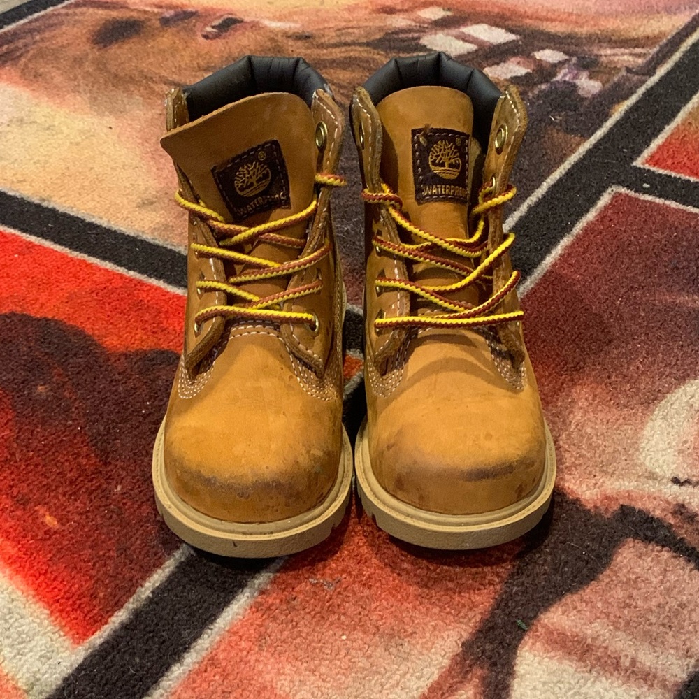 Kids Timberland boots Size 8c